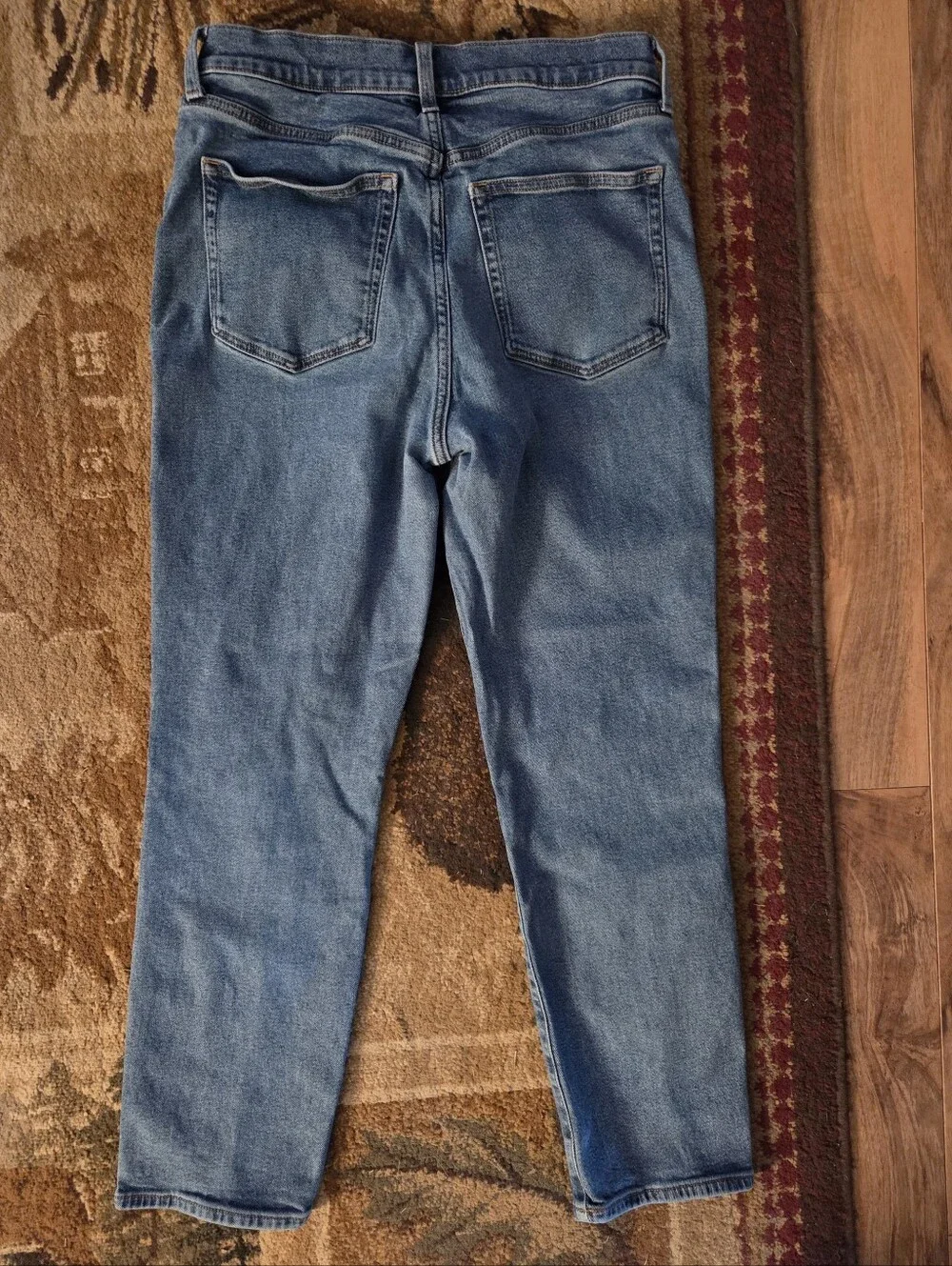 J Crew 90s Vintage Classic Straight Denim‎ Jeans Light Wash High Rise Size 29